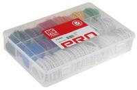 914-0592 RS PRO Slide On Cable Marker Kit, Black, Blue, Brown, Green, Grey, Orange, Red, Violet, White, Yellow, Pre-printed "-,