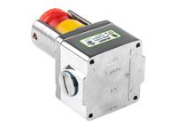 231005 IDEM ES Series Twist Release Emergency Stop Push Button, Surface Mount, 2NC + 1NO, IP69K