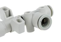 zh13dla-08-10-10 SMC Vacuum Generator, 1.3mm nozzle , -48kPa 78L/min, ZH series