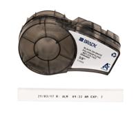 m21-375-7425 Brady B-7425 Black on Black on White Label Printer Tape, 6.4 m Length, 9.53 mm Width
