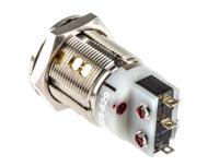 k640042-ni Kaba Key Switch, SPDT, 5 A @ 250 V ac 2-Way Flat-Key