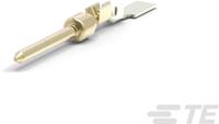 66507-9 TE Connectivity, AMPLIMITE HDP-20 Series, size 20 Male Crimp D-sub Connector Contact, Gold Pin, 28 → 24 AWG