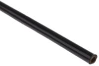 668-1226 RS PRO Expandable Braided Silicone Rubber Glass Black Cable Sleeve, 4mm Diameter, 1m Length