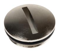 52103115 Lapp Blanking Plug, M16, Nickel Plated Brass, 18mm Diameter, Threaded