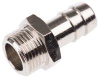 0931-10-17 Legris LF3000 Series Straight Threaded Adaptor, G 3/8 Male to Push In 10 mm, Threaded-to-Tube Connection Style