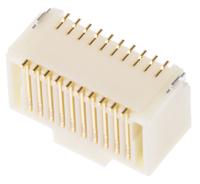501571-2007 Molex Pico-Clasp Series Right Angle Surface PCB Header, 20 Contact(s), 1 mm Pitch, 2 Row, Shrouded