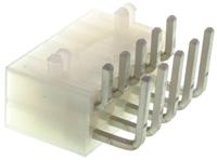 39-30-1100 Molex Mini-Fit Jr Series Right Angle Through Hole PCB Header, 10 Contact(s), 4.2 mm Pitch, 2 Row, Shrouded
