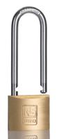 195-8247 RS PRO Key Brass, Stainless Steel Padlock, Keyed Alike, 6mm Shackle, 40mm Body