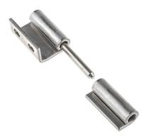 12-1-3528 Pinet Stainless Steel Concealed Hinge, Screw Fixing, 80mm x 3mm