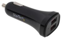 usb2pcarbks StarTech.com Car Charger, 12 → 24V dc Input, 5V dc Output, 2.4A