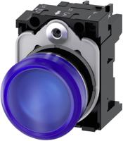 3su1152-6aa50-1aa0 Siemens, SIRIUS ACT 3SU11, Panel Mount Blue LED Indicator, 22mm Cutout, Round, 24V ac/dc