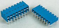 89882-405lf Amphenol Communications Solutions Dubox Series Right Angle Through Hole Mount PCB Socket, 5-Contact, 1-Row, 2.54mm