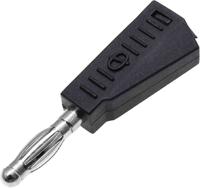 208-0226 RS PRO Black Male Banana Plug, 4 mm Connector, Solder Termination, 19A, 30V, Nickel Plating