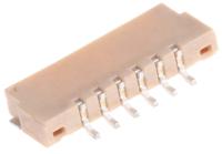 fi-s6p-hfe JAE, FI 1.25mm Pitch 6 Way 1 Row Right Angle Surface Mount LVDS Connector, Receptacle, Solder Termination