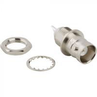 031-221 Amphenol RF, Jack Bulkhead BNC Connector, Solder Termination, Straight Body