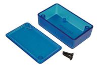 1551htbu Hammond 1551 Series Blue ABS Enclosure, IP54, Blue Lid, 60 x 35 x 20mm