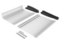 92850250mt1-atph-1850-0250 Bopla Alu-Topline Series Black, Natural Anodised ABS, Aluminium Desktop Enclosure, Sloped Front, 250 x 181.2 x 53.2mm