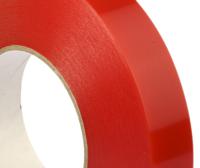 hb397f-25 Hi-Bond HB397F Transparent Double Sided Polyester Tape, 0.23mm Thick, 15.6 N/cm, PET Backing, 25mm x 50m