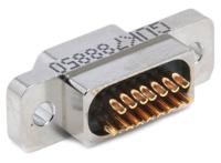 mwdm2l-15ps Glenair MWDM 15 Way Panel Mount D-sub Connector Plug