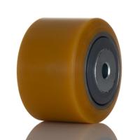 etx-085x60-12-nl65-type-a Tente Yellow Polyurethane Sealed Bearings Trolley Wheel, 600kg