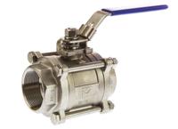 764-4253 RS PRO Stainless Steel Full Bore, 2 Way, Ball Valve, Threaded, BSPP 2in