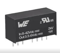 17791063215 Wurth Elektronik , 5-Channel DC/DC Converter, Adjustable, 6 V, 3.3 V, 300 mA 8-Pin, SIP