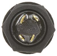 p9-213122 Otto Push Button Switch, Momentary, Panel Mount, DPDT, 28V dc