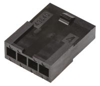 43640-0401 Molex, Micro-Fit 3.0 Male Connector Housing, 3mm Pitch, 4 Way, 1 Row