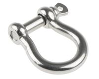 312-3572 RS PRO Bow Shackle, Stainless Steel, 0.4t