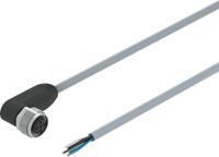 neba-m12w5-u-25-n-le5 Festo Male 5 way Socket to 5 way Cable Actuator/Sensor Cable, 2.5 m