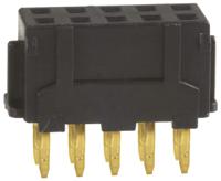 df11-10ds-2dsa06 Hirose DF11 Series Straight Through Hole Mount PCB Socket, 10-Contact, 2-Row, 2mm Pitch, Solder Termination