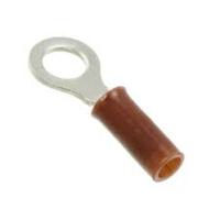 1577620-1 TE Connectivity, STRATO-THERM Insulated Ring Terminal, M4 / #8 Stud Size, Brown