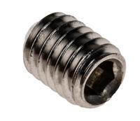 187-0793 Stainless Steel Hex Socket Set M6 x 8mm Grub Screw