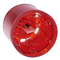 84310055 Werma 843 Series Red Steady Effect Beacon Unit, 24 V dc, LED Bulb, AC, DC, IP54