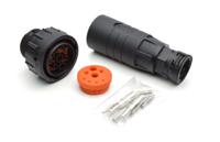 ahdp06-24-91s-bs2-k10s Amphenol Industrial Circular Connector, 9 Contacts, Cable, Standard Connector, Socket, Female, IP67, IP69K, Duramate