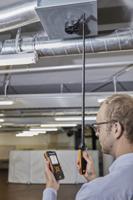 0635-9431 Testo Vane Probe for Air Velocity, Temperature, Volume Flow, +70°C Max, Battery-Powered