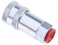 745-4704 RS PRO Steel Female Hydraulic Quick Connect Coupling, BSP 1/4 Female