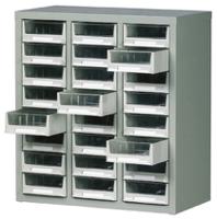 669-3796 RS PRO 24 Steel Cabinet, Steel, 640mm x 586mm x 290mm, Grey