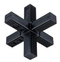 274-1128 RS PRO Steel Core 6-Way Connector, Square Tube Connector, Strut Profile 25 mm