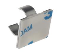 475-160 RS PRO Natural Aluminium Clip with foldable legs, 9.5mm Max. Bundle