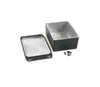 1590wcflbk Hammond 1590 Series Die Cast Aluminium Alloy Enclosure, IP65, Flanged, 119 x 94 x 56mm