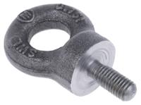 124-4833 RS PRO Carbon Steel Eye Bolt, M8 Thread, 18mm Thread Length, 15mm Internal Eye Diameter, 33mm Outer Eye Diameter, 0.15t