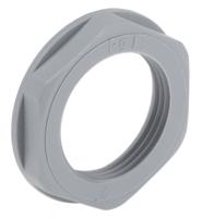 53019040 Lapp Grey Fibreglass PA Cable Gland Locknut, PG16 Thread, IP68