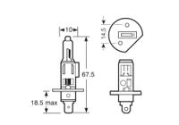 235-720 RS PRO Halogen Clear Bulb, P14.5s 24 V