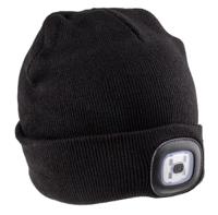 171-6855 RS PRO Black Acrylic LED Beanie Hat