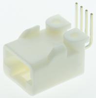1565749-1 TE Connectivity, TH 025 Automotive Connector Socket Natural Through Hole 4 Way, Solder Termination