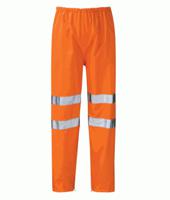 hvtr01-2xl Orbit International HVTR01 Orange Hi Vis Trouser Waterproof 2XL