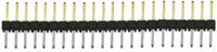 tsw-122-08-l-s Samtec TSW Series Straight Through Hole Pin Header, 22 Contact(s), 2.54 mm Pitch, 1 Row, Unshrouded