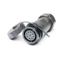 303-956 RS PRO Industrial Circular Connector, 9 Contacts, In-Line Cable Mount, SY21 Connector, Socket, Female, IP67, SY21 Series