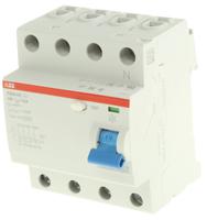 2csf204001r3400-f204-ac-4003 ABB F200 RCCB, 40A, 4 Pole, 300mA, Type AC